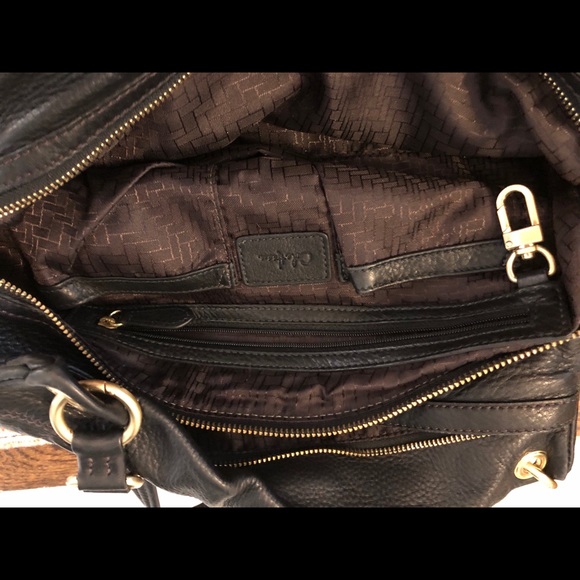 COLE HAAN Pebbled Leather Black Purse - Picture 6 of 14